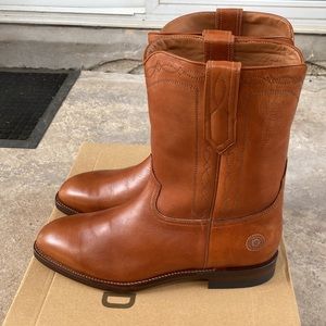 Ranch road boots BEXAR roper in cognac